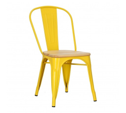 Židle Paris Wood žlutá přírodní borovice