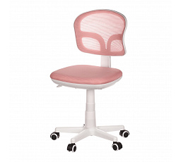 Dětská židle, výškově nastavitelná, růžová síťovina, KA-C801 PINK