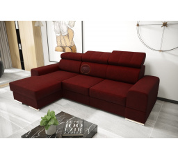 Rohová sedací souprava ROYAL MINI 260×160 - vínová , levá