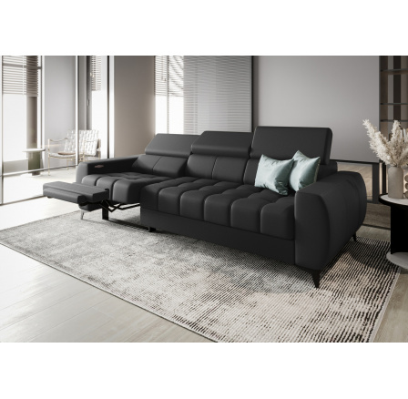 Sofa PORTO III , relax 263 cm přírodní kůže - přírodní kůže - volitelná barva, Levá strana