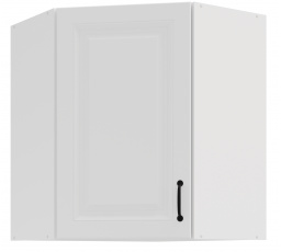 Horní rohová skřínka STELLO - 60x60 GN-72 1F (45­°), Bílá/Bílá