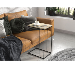 Pomocný stolek DRU Černý+Sonoma