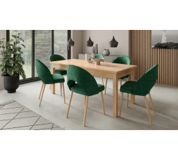 Sada stůl s židlemi RODOS 82 Craft Gold
