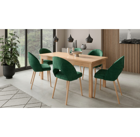 Sada stůl s židlemi RODOS 82 Craft Gold