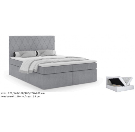 Kontinentální postel Leon 200x200