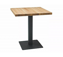 Jídelní stůl PURO, dub/černý