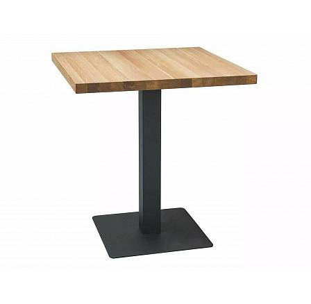 Jídelní stůl PURO, dub/černý