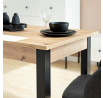 Jídelní stůl NEO 120, Dub Artisan/Černá