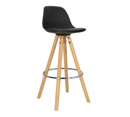 Černá barová židle Nord