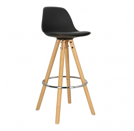 Černá barová židle Nord