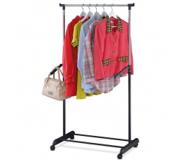 Stojan na šaty, kov, černá, ABD-1212 BK