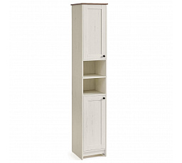 Koupelnová skříňka 30x30x170cm, mdf, bílá, AUK-E1166 WT