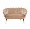 Sofa SF1-FXJG sametová cappuccino , nohy černé
