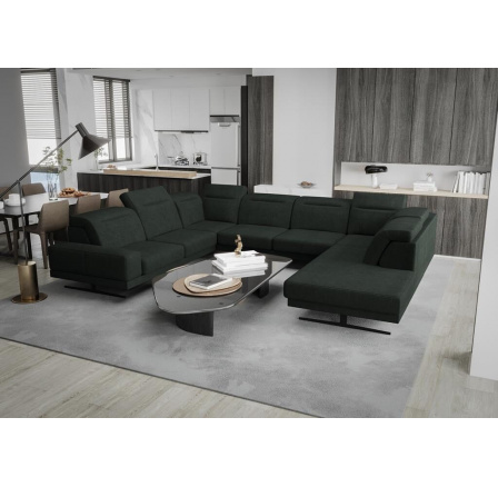 Rohová sedací souprava FIORE MAX I 220x350x265 cm - volitelný odstín - levá