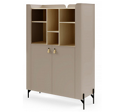 Regál SALERNO SA-4, Porcini/Dub Mavelie
