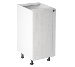 Kuchyňská dolní skřínka - PROWANSJA D40 - Levá, Bílá/Borovice Andersen