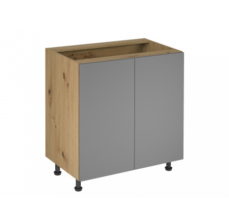 Kuchyňská dolní skříňka Langen D80, béžová/dub artisan Kuchyňská dolní skříňka Langen D80, béžová/dub artisan