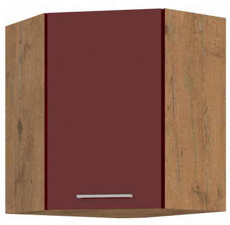 Kuchyňská skříňka Vega GN72-1F dub lancelot/bordo lesk Kuchyňská skříňka Vega GN72-1F dub lancelot/bordo lesk