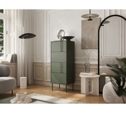 Komoda TRESSE 4S, zelená