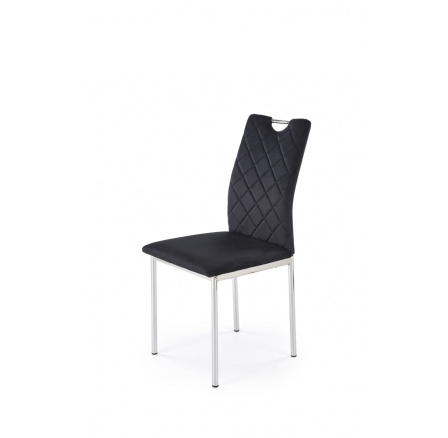 Jídelní židle K578, černá / stříbrná Jídelní židle K578, černá / stříbrná