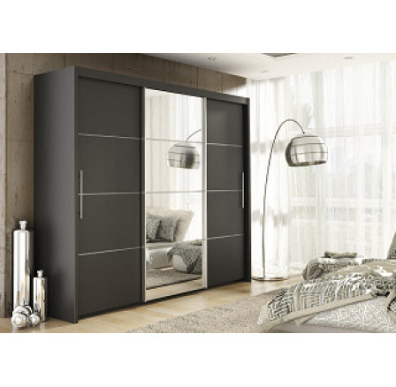 INOVA NEW 3 - skříň š.250 cm lamino_Grafit (P4DS4125) (MM) (K150)