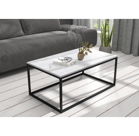 Konferenční stolek NARISA 100x60 Černý+Beton