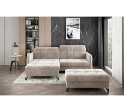 Rohová sedací souprava LORELLE + Taburet Paros 02 110x200 Levý 1