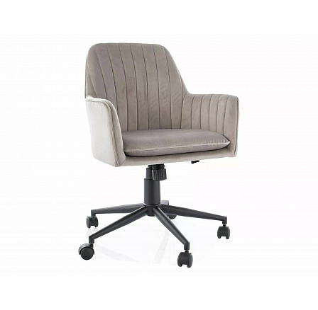 Kancelářské křeslo Q-886 VELVET, Tmavě béžový Bluvel 40