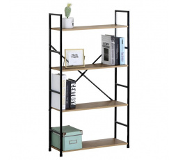 Regál, mdf, hnědá, GD-224 OAK