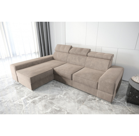 Rohová sedací souprava ROYAL 185X295 béžová T13 - Rychlé doručení