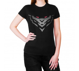 Dámské herní tričko  Chairs, černé, velikost L