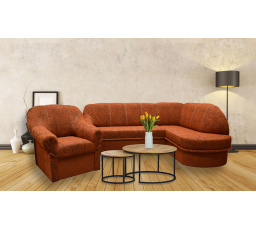 Rohová sedací souprava + křeslo Sandra P Rosita 141