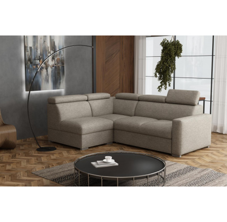 Sedací souprava Petrit VII levá Aragon hnědošedá