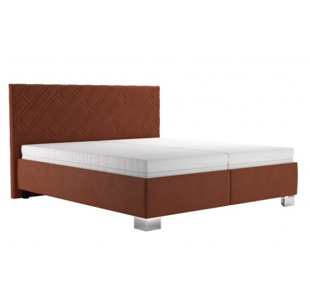 Postel Silviana 180x200, cihlová