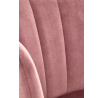 Jídelní židle K386, růžový velvet