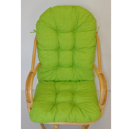 Polstr na křeslo Havai látka světle zelený melír Polstr na křeslo Havai látka světle zelený melír