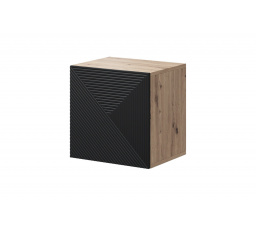 Závěsná komoda Asha, artisan / černý mat