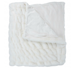 Koc Furry Luxury bílý