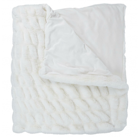 Koc Furry Luxury bílý