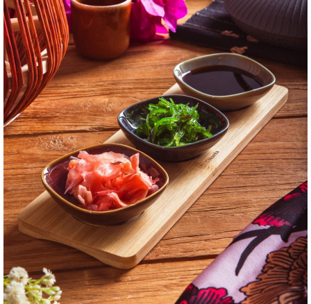 Sada misek RAMBLA s obdélníkovou základnou 29x3.5 cm 893723