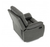 Polohovací křeslo, šedá, látka vintage, TV-4092 GREY3