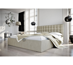 Postel LOFT - 160x200, Rošt v dřevěném rámu