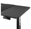 Herní stůl 140 cm s nastavitelnou výškou  X-TENSIO černý