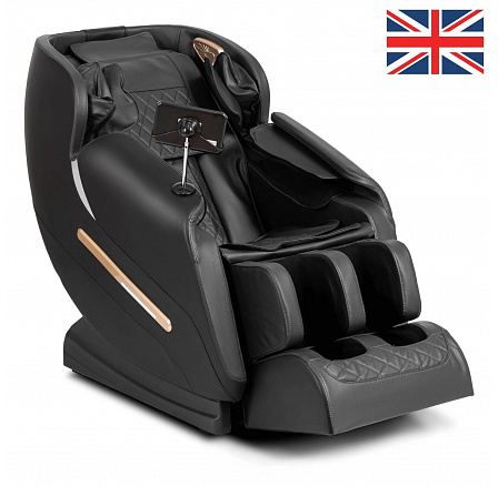 Masážní křeslo VX MAX Černá Ekokůže Anglické Menu