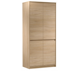 Šatní skříň MANAMI S4D, Dub Cremona