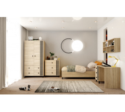 Dětský pokoj - FOX 4, Dub Sonoma