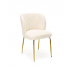 Jídelní židle K474, Krémová/Zlatá