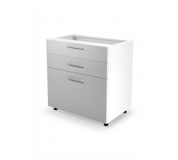Kuchyňská dolní skříňka VENTO D3S-80/82, bílá