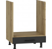 Kuchyňská spodní skříňka na troubu VENTO DP-60/82 Dub craft,antracyt