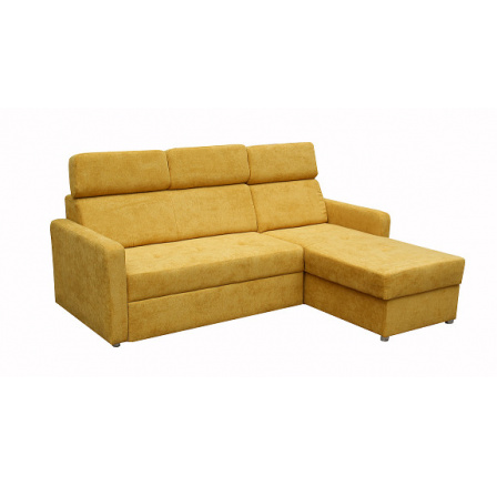 FONDUE NEW -MINI -UNI -sedací souprava látka  hořčicová Alfa 120 , kolekce" E"  (FE) (K250)